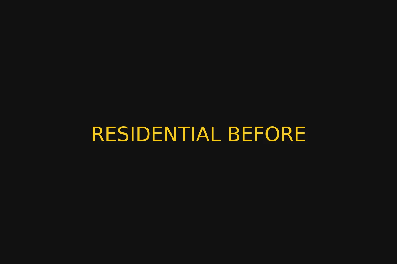 Residential before
